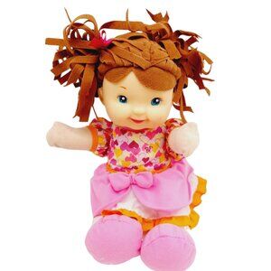 Goldberger's Molly Manners 12" Brown Hair Blue Eyes Talking Plush Doll